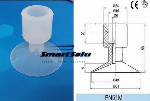 Конвум Тип мех части плоский круглый Вакуумная присоска FN51M