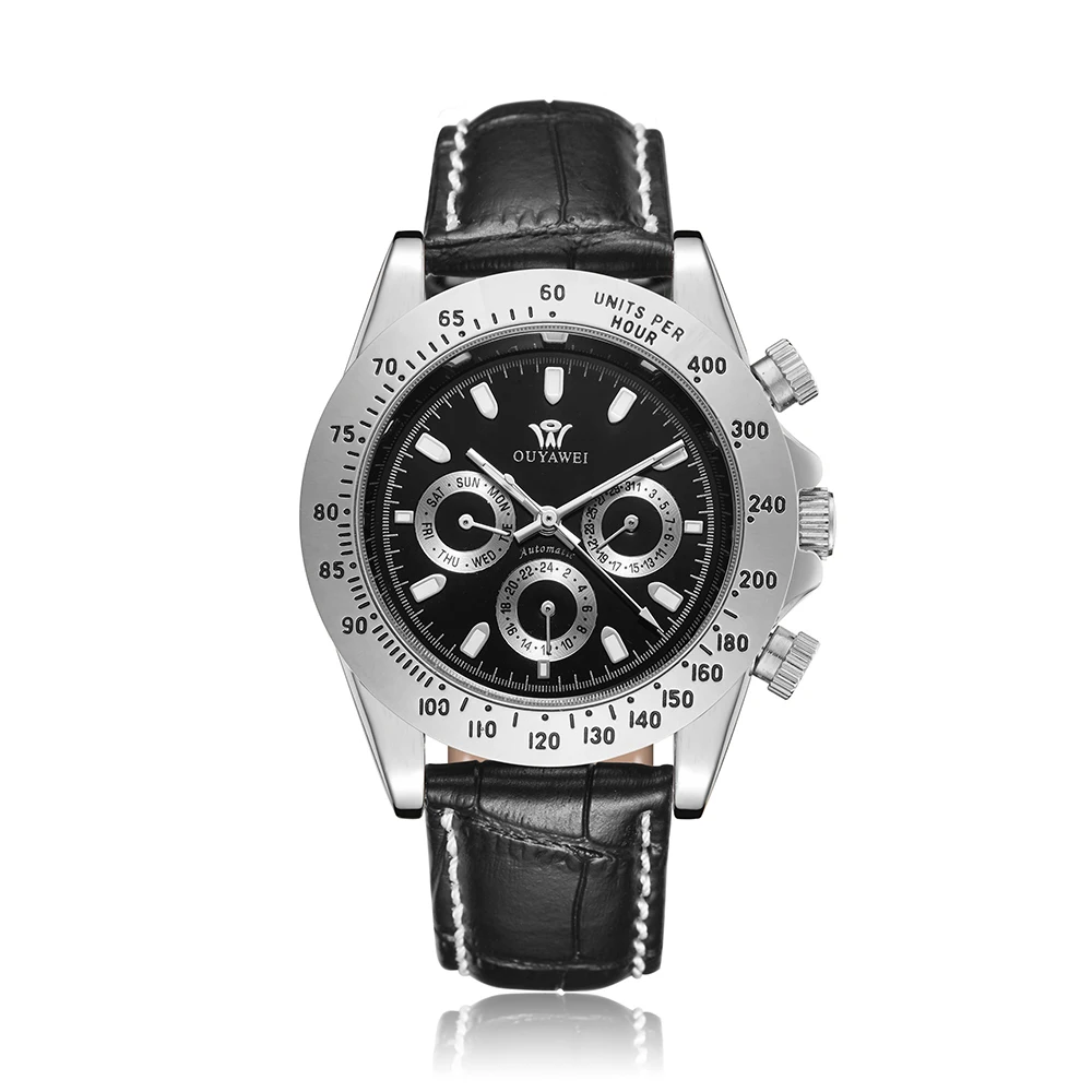 automatic watch men black