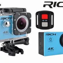 5 шт./партия 4 K Wifi Экшн-камера V905R 4 K/30fps 1080 P/60fps 720 P/120fps 2," 170D шлем Cam мини-камера водонепроницаемая Экшн-камера