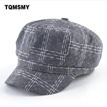 TQMSMY унисекс зимняя мужская кепка газетчика Женская Берет винтажные шапки-береты мужские Восьмиугольные шапочки Женские Мужские береты шапки TMB13