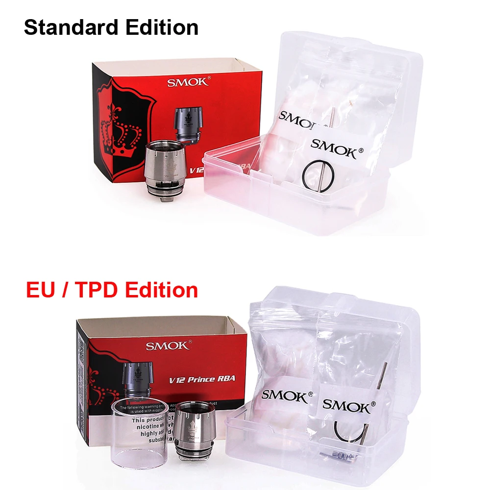 SMOK TFV12 принц катушка головы RBA Q4 M4 T10 светильник Max сетка электронная сигарета ядро стекло для XPRIV gpv2 люкс Mag Vape