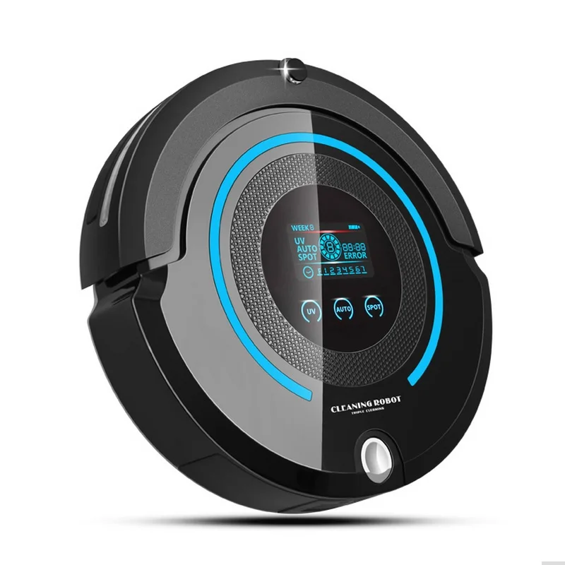 2017 Самая Передовая Робот Пылесос Для Дома (Развертки, Вакуумный, Швабра, Стерилизовать) С Дистанционным управлением, сенсорный ЖК-экран, гра...