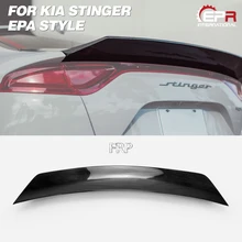 FRP Rear Wing Lip For Kia Stinger EPA Style Glass Fiber Rear Spoiler Body Kit Tuning Trim For Stinger Racing Part