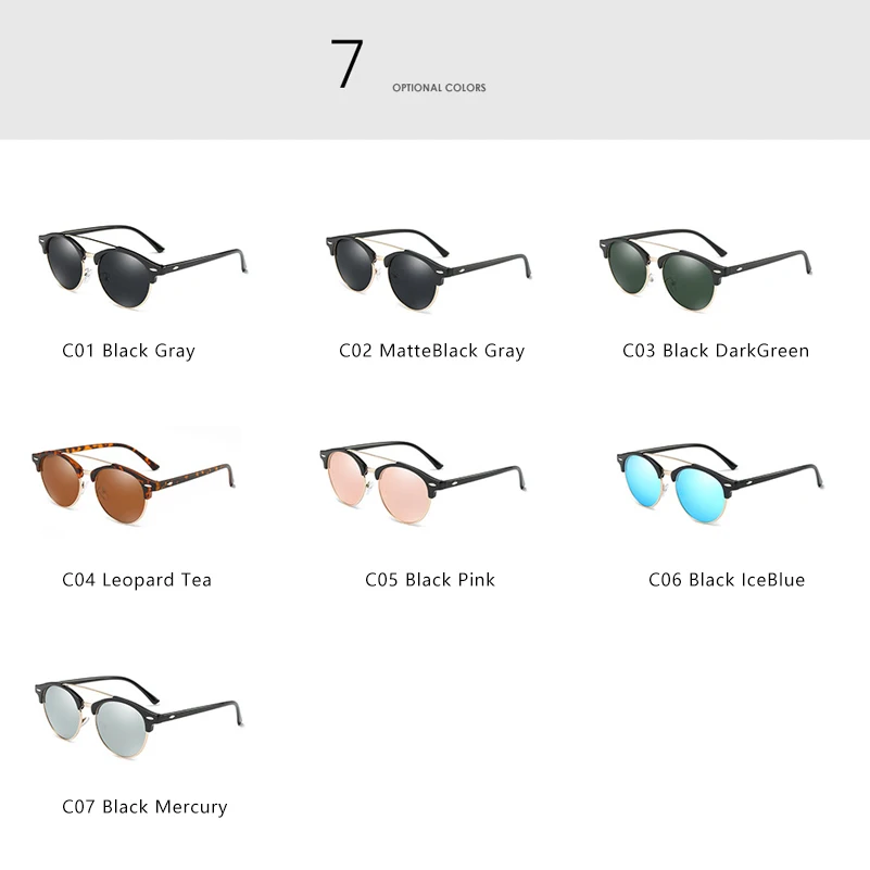 Ray брендовые Роскошные Дизайнерские поляризованные авиационные Круглые Солнцезащитные очки мужские винтажные Ретро очки женские очки для вождения металлические очки