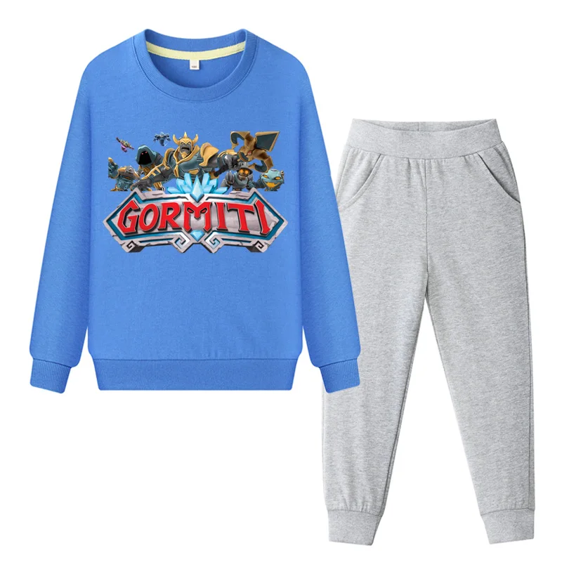 Child Pullover Coat+Pant Suit For Kids Clothing Sets Boys Gormiti Game Clothes Set Girls Pink Sports Tracksuits Baby 2019 WL105 (4)