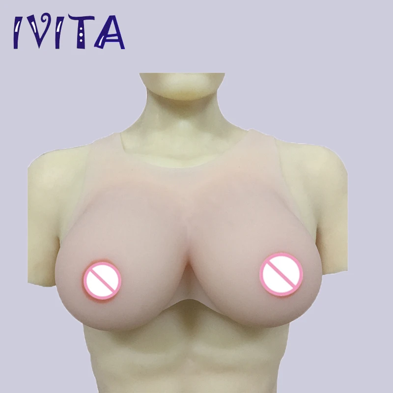 4100g/pair White Crossdresser Silicone Breast Forms For Men Fake False Artificial Breasts Boobs Transvestite