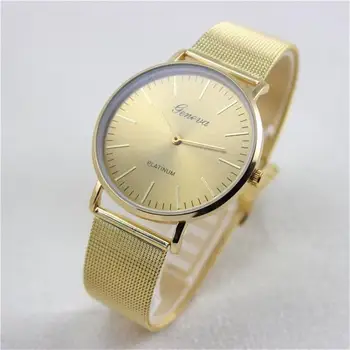 

Geneva Watch Women Fashion Stainless Steel Quartz Analog Wrist Watches Men Women's Dress Clock Watch Relogio Feminino #Zer