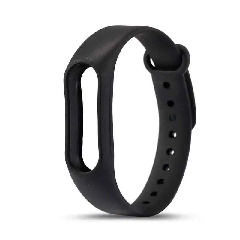 Mi band 2 браслет Pulseira mi band 2 ремешок сменный силиконовый ремешок для Xiao mi 2 умный Браслет ремешок на запястье - Цвет: black