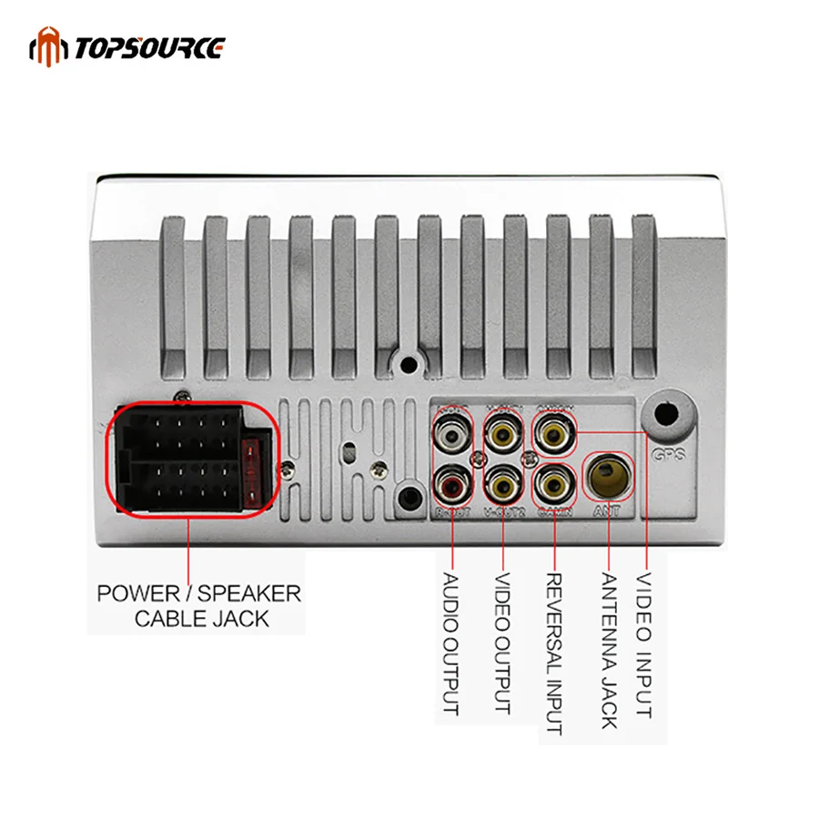 TOPSOURCE 7018B " HD сенсорный экран автомобиля радио 2 Din аудио стерео Bluetooth видео MP5 мультимедийный плеер FM радио TF USB AUX вход