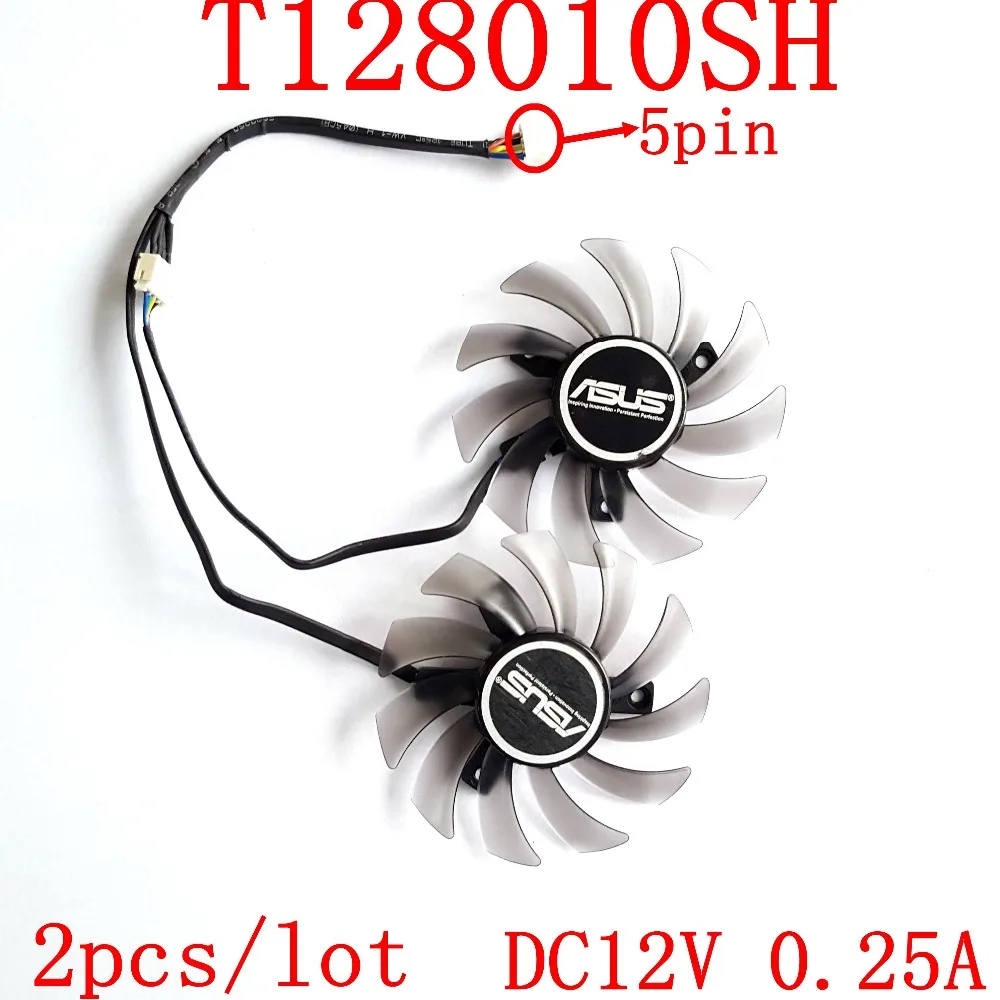 EVERFLOW T128010SH 0.25A 4pin diameter 75MM hole 4MM graphics card fan