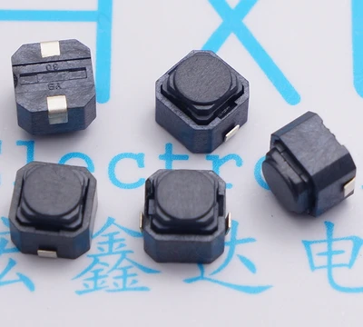 100pcs/lot no sound 6*6*5 SMD silent button silicone keypad tact switch silicon Switches 6 * 5 MM | Обустройство дома
