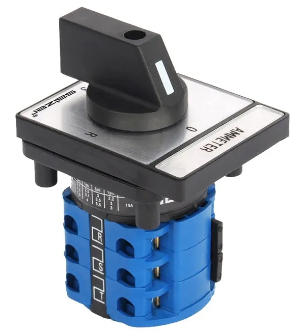 20A Ammeter Switch Ampere Meter Cam Switch for Amp Meterin Switches