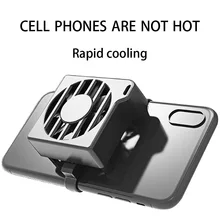 Mobile Phone Cooler For iPhone X 8 7 6 6S Plus 5S SE Game Heat Sink Audio Radiator Gamepad Holder Stand for huawei smartphone