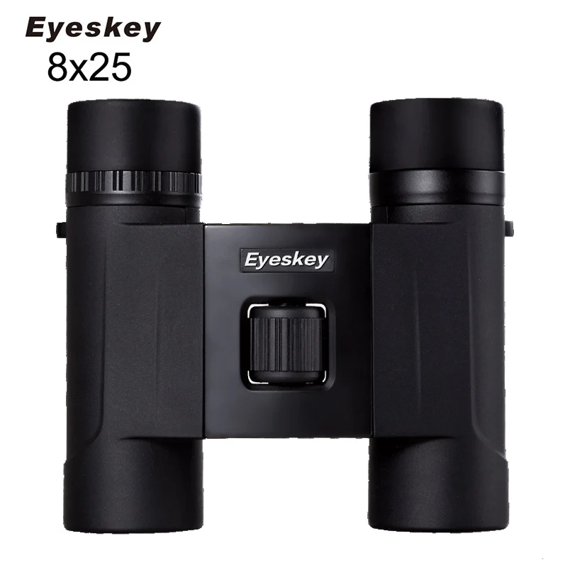 Водонепроницаемый портативный складной бинокль Eyeskey HD 8x25 оптический телескоп Bak4