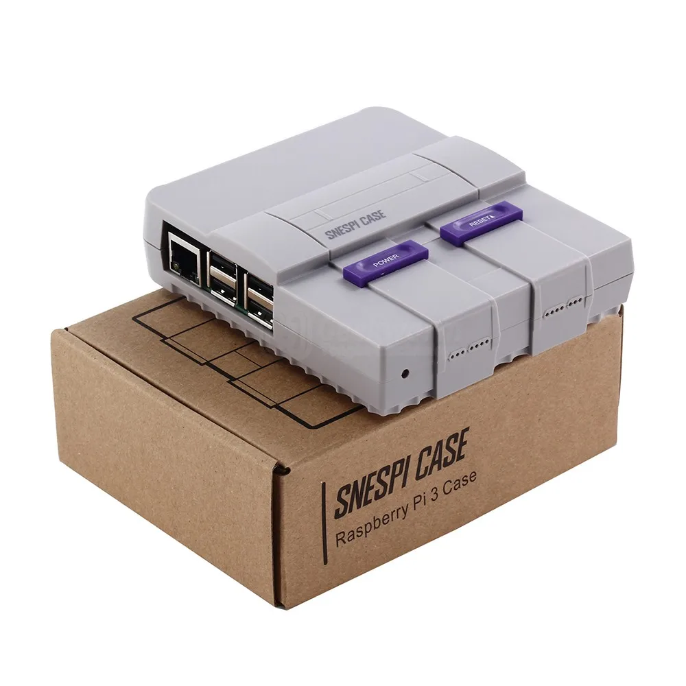 Чехол SNESPi(NESPi) Raspberry Pi 3(3B+) Mini NES style Case | корпус совместим с Raspberry Pi 3 Model B, 2B