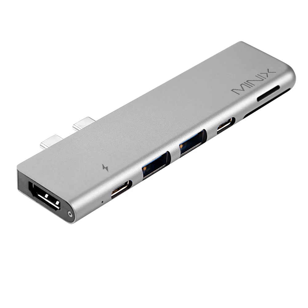 MINIX NEO C-D Thunderbolt 3 USB-C Зарядка до 5 к 60 Гц или два 4 к 60 Гц многопортовый адаптер HDMI выход для MacBook Pro