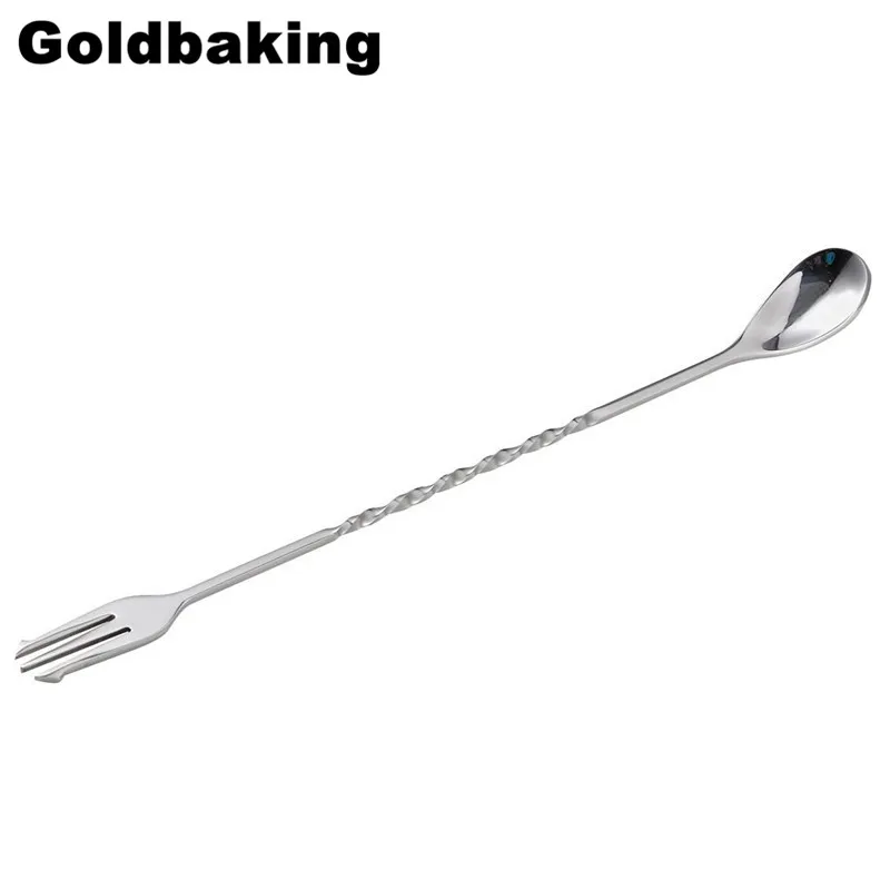 Buy Long Stainless Steel Cocktail Spoon Long Handle