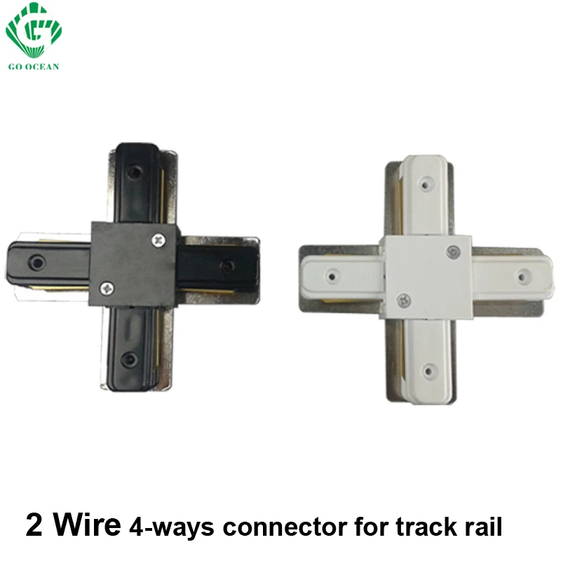 Иди океана трек освещения рельсовых разъем 4, как белое черным железнодорожных разъемов легких железнодорожной системы аксессуары