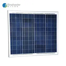 Transparent Solar Panel 12v 50w Photovoltaic System Polycrystalline Solar Cells Solar Batteries For Home Car Charger LEDs