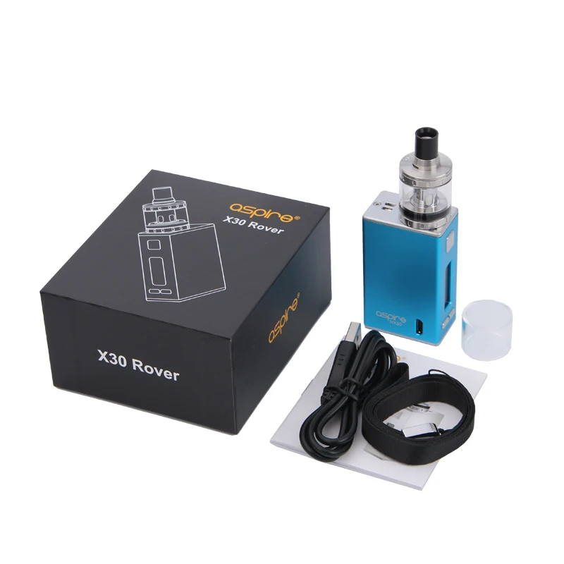 Original Electronic Cigarette Aspire X30 Rover Kit With 2ML Nautilus X Tank Atomizer NX30 Box Vape Mod e-cigarette Vaporizer 04