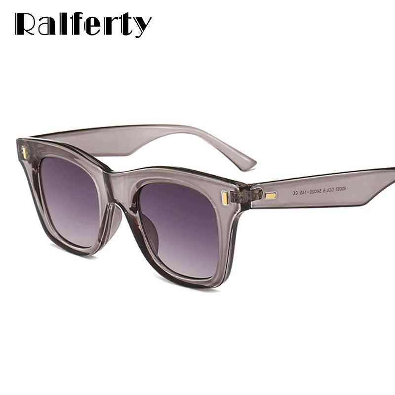 

Ralferty Sunglasses Women 2019 Fashion Designer Sun Glasses UV400 Female Square Sunglass Women's Gray Oculo gunes gozlugu C40057