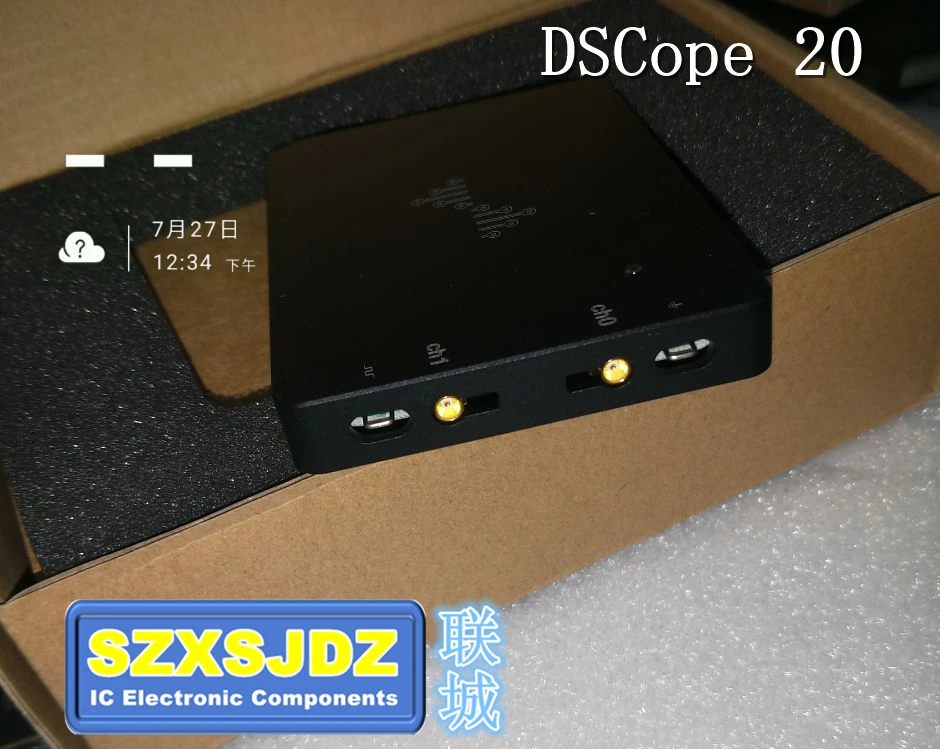 DSCope USB портативный USB осциллограф 50 м пропускная способность набор dslogic двухканальный 200 м выборка