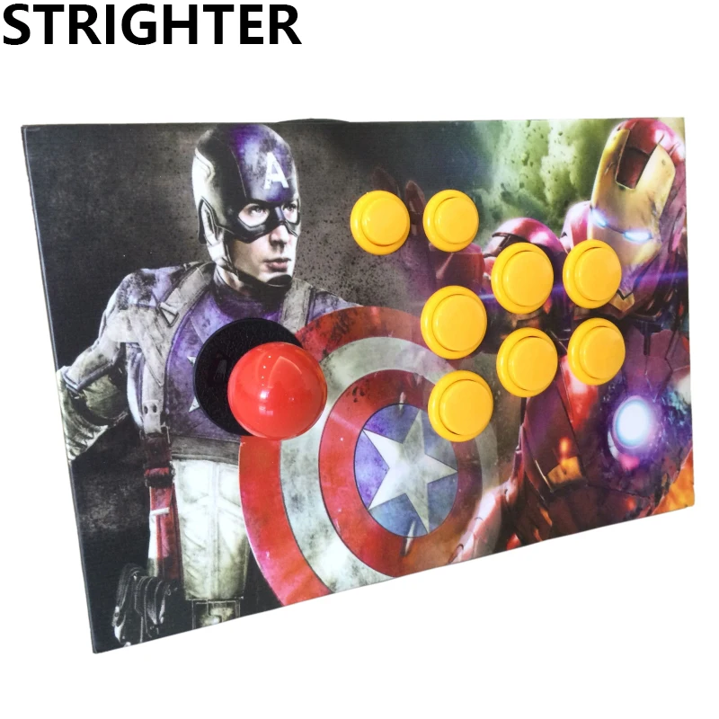 

Captain America arcade joystick pc controller computer game Arcade Sticks usb connector new street fighters Joystick Consoles