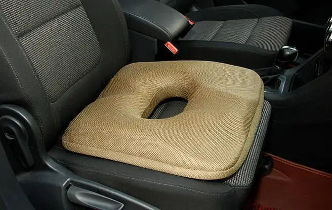 Car Seat Cushion Protector Lower Back Spinal Beauty Hip Hemorrhoids Healthy Mat