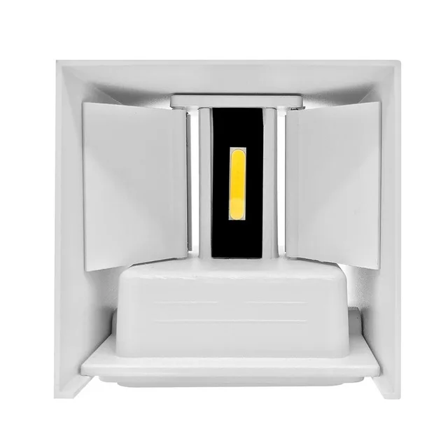 Home Decor 6W 12W COB LED Wall Lamp Indoor Outdoor Simple Style Aluminum Wall Lights for Bedroom Hallway Porch Balcony - Испускаемый цвет: square white