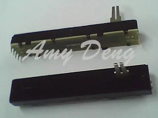 

10pcs/lot Go straight 8.8 cm rail sliding potentiometer A100K*2 axis length 20MM split shaft