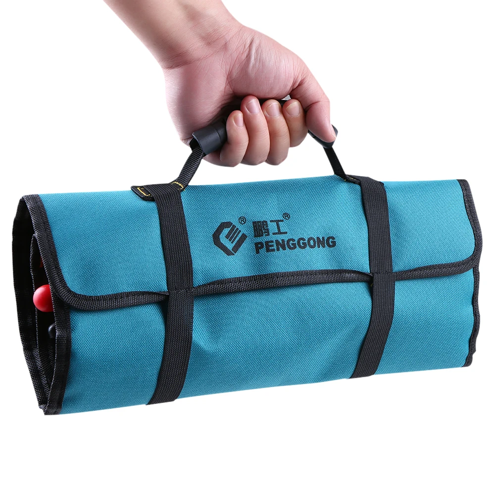 US Large Canvas Waterproof Storage Hand Tool Bag Portable Toolkit Case Organizer