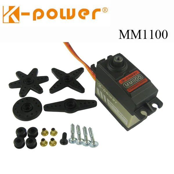 

K-power MM1100 10KG Torque Metal Gear waterproof Servo for RC Car/RC Hobby/RC robot/airplane/boat/Retract landing