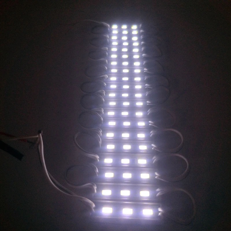100 шт. светодиодный светильник высокой яркости DC12V SMD 5730 5630 модуль задний модули