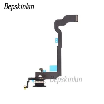 

Bepskinlun for iPhone X, for iPhone 10 Ten Original USB Dock Charging Port + Mic Microphone Flex Cable Replacement Part