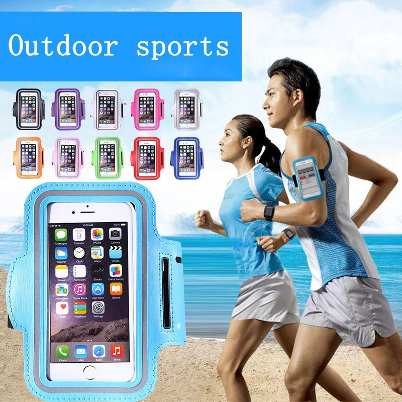 

Mobile Phone Case Waterproof Sports Arm band Phone Case For iPhone 7 8 5 6 SE Plus Universal Arm Band Runing Sports Bag SMSNXY