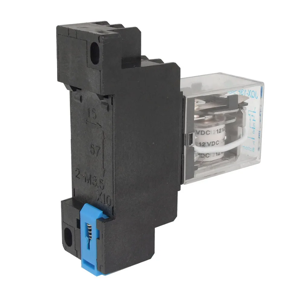 12V DC Coil Power Relay DPDT LY2NJ HH62P JQX-13F 10A w PTF08A Socket Base | Обустройство дома
