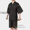 Summer 95% cotton Japan style Kimono pajamas sets for men Male short sleeve sleep lounge sleepwear Man Kimono Yukata A52511 ► Photo 3/6