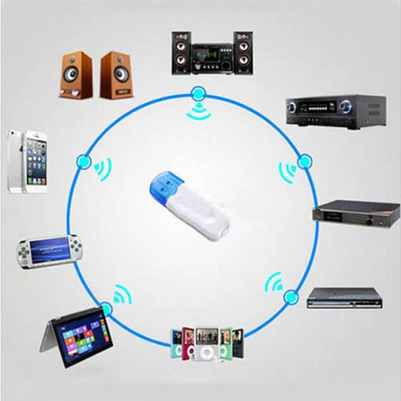 Беспроводной стерео аудио музыки Динамик приемник автомобиля USB палка с Bluetooth USB Bluetooth беспроводной автомобиля bluetooth-аудиоресивер адаптер