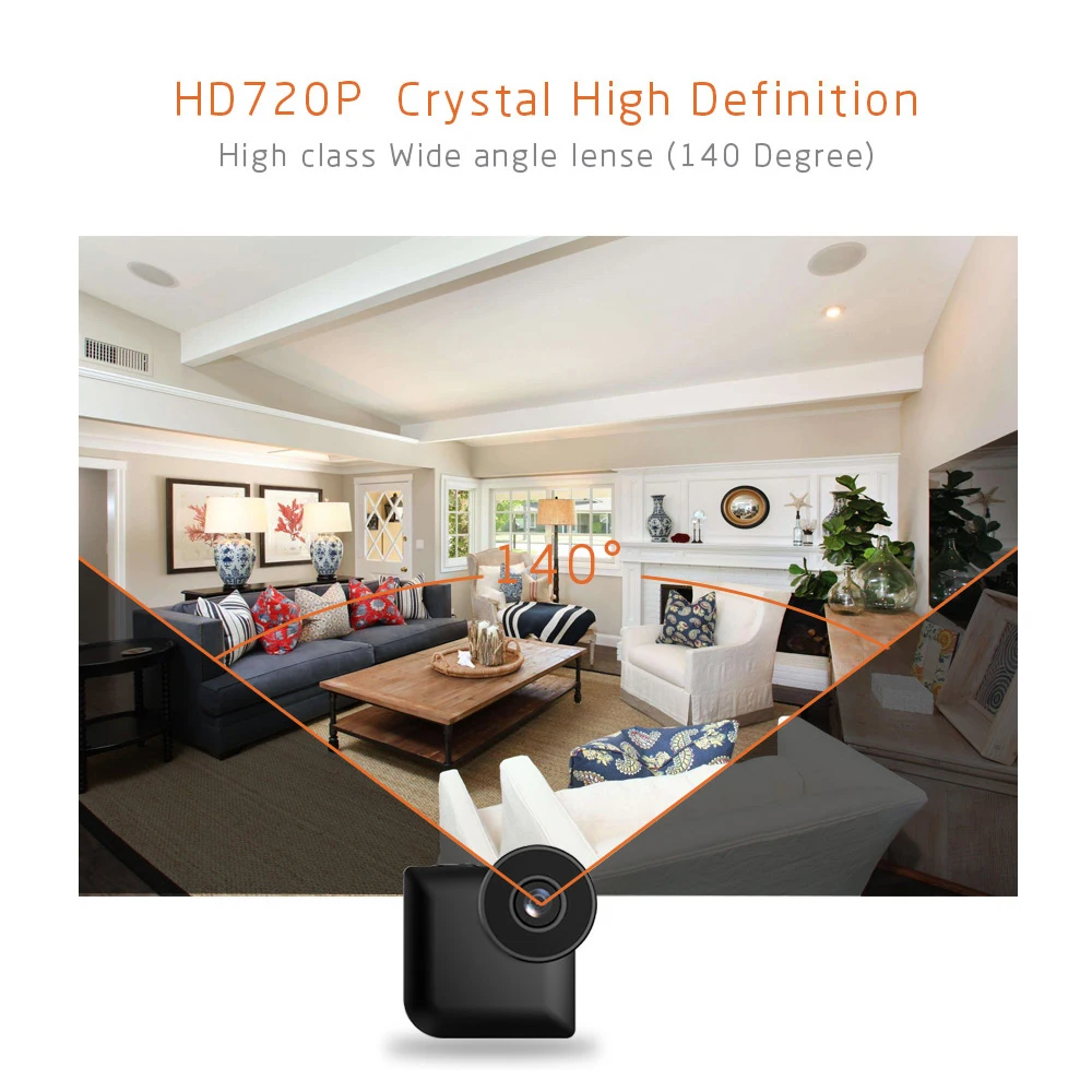 

C9803 Free shipping IP Mini Camera WiFi 720P Outdoor Sport Digital HD Wireless Micro Camcorder Mini