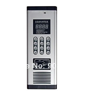 XinSiLu Новое поступление нажмите прямой набор невизуальной системы внутренней связи здания, 36-квартиры аудио дверной телефон, ID карта разблокировки