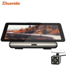 Bluavido 10 Inch 4G Android Car DVR Camera GPS Navigation FHD 1080P Video Recorder ADAS Dual lens Dashcam Remote live monitoring