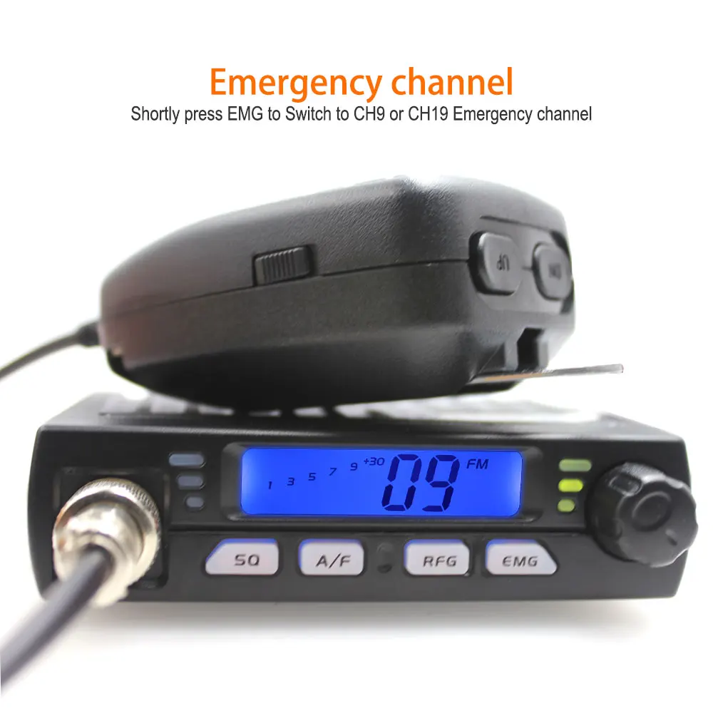 Ultra Mini CB-40M 25.615-30.105MH 8W Citizen band CB Radio Mobile Transceiver Compact AM/FM Car radio same with AC-001 AR-925