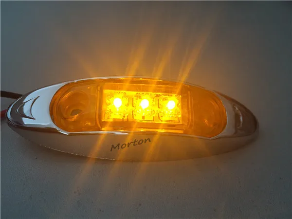 Hot Mini Light 10pcs Amber Red And White 12v Led Side Marker Hot Mini Light 10pcs Amber Red And White 12v Led Side Marker Lamp Tail