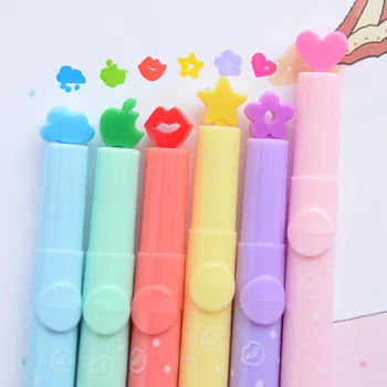 

24pcs/lot 14.5CM Cutie Colorful Styling Highlighter Stamp Writing Pens Study Materials Birthday Party Take-home Gift Favor
