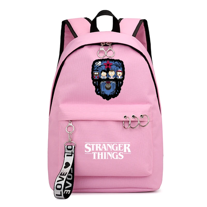 Sac A Dos Femme модные черные школьные сумки для девочек-подростков странные вещи 3 1-7 Тип розовый рюкзак для путешествий Mochila