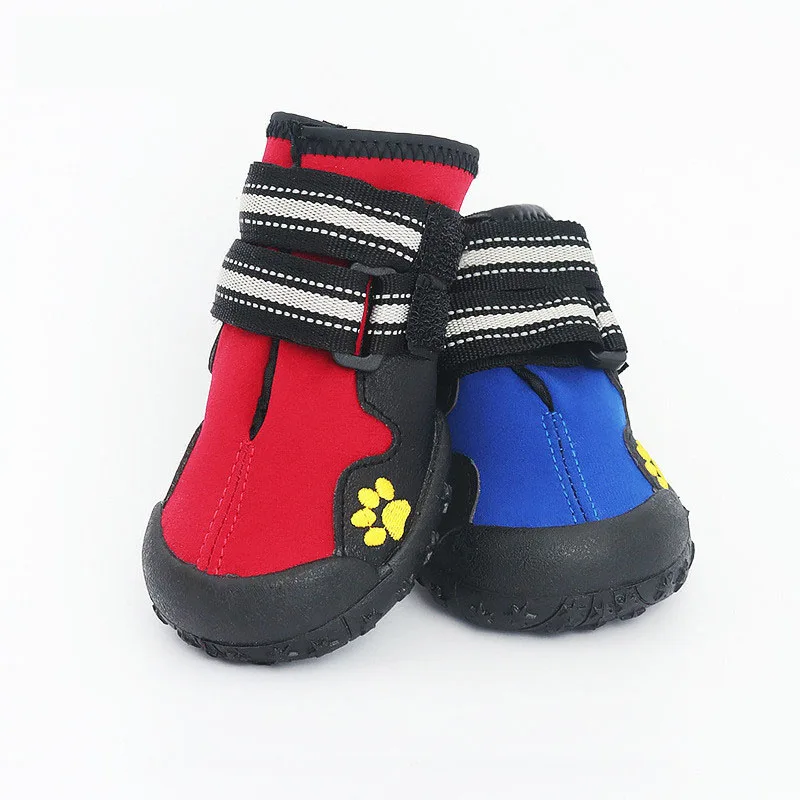 High Quality Shoes Dog Shoe For Chihuahua Large Dogs Anti-slip Black Waterproof Spring Pet Reflective | Дом и сад