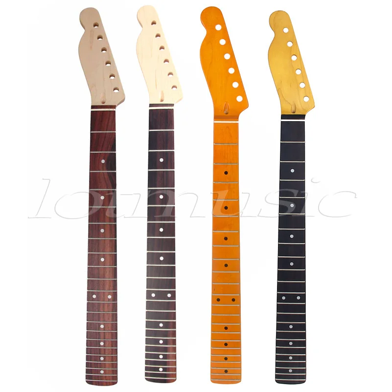 4 Set Electric Guitar Neck 22 Frets Maple Rosewood For Electric Guitar