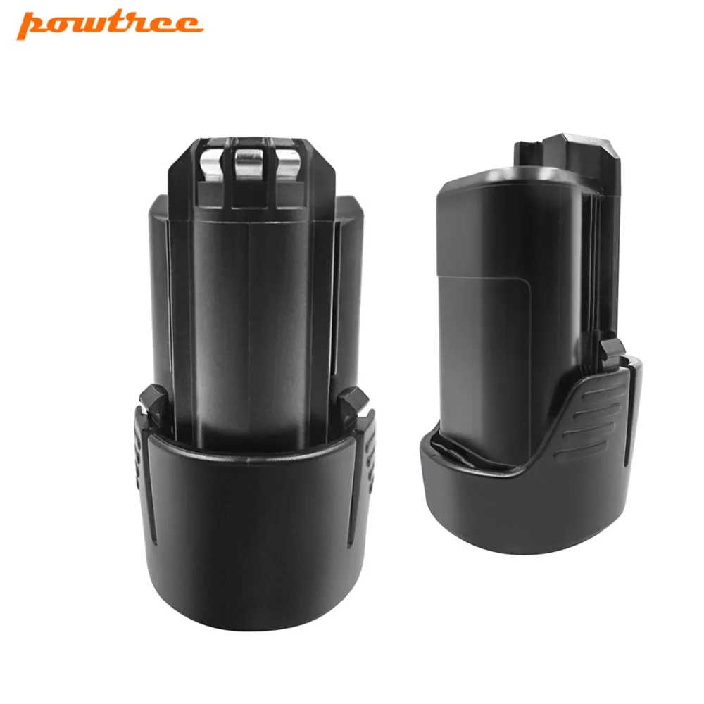 Аккумуляторная батарея Powtree для Bosch 2x2000 мА/ч 12 В BAT411 сменные батареи BAT412A BAT413A D 70745