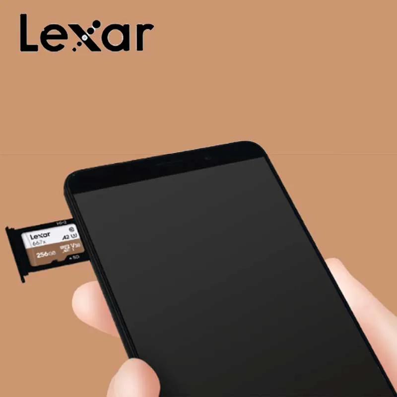 Lexar Original 667x SDXC Memory Micro SD Card Set Reader 025 Multi in 1 Readers 256GB 128GB Internal Storage Card Free Adapter