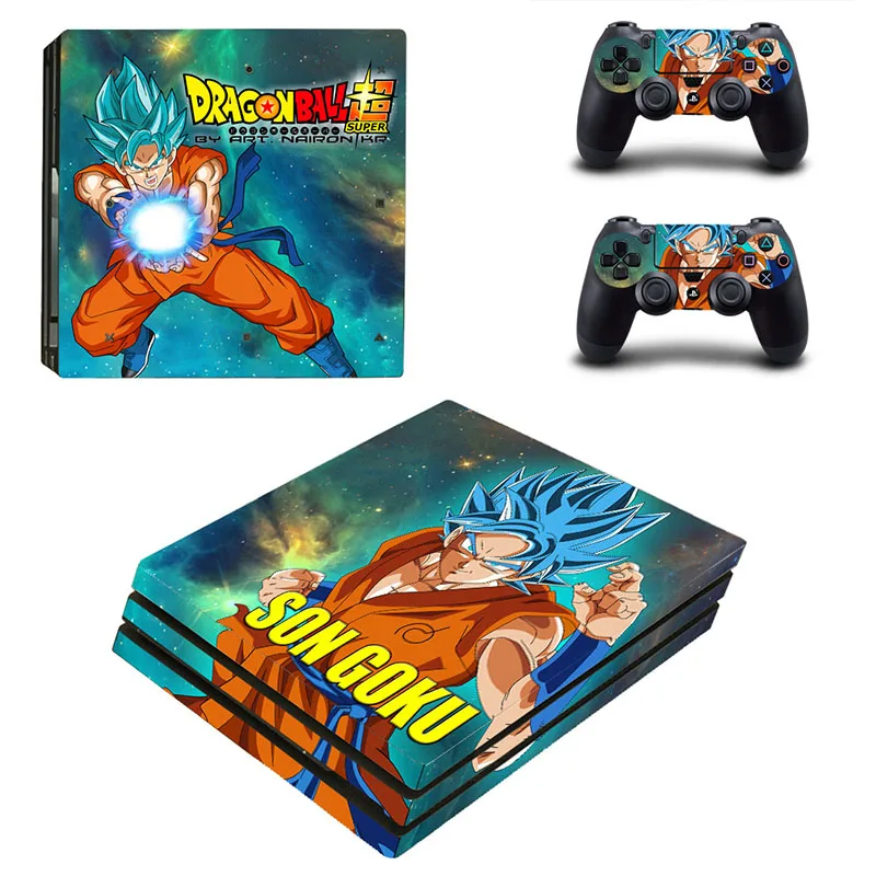 HOMEREALLY PS4 Pro Skin Dragon Ball Z Game Design PVC HD Sticker Cover For Playstaion 4 Pro ...